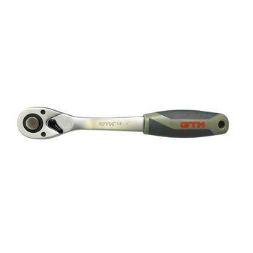 Тріскачка вигнута GTM R122501 1/2" 72 зуба 250 мм R122501 фото