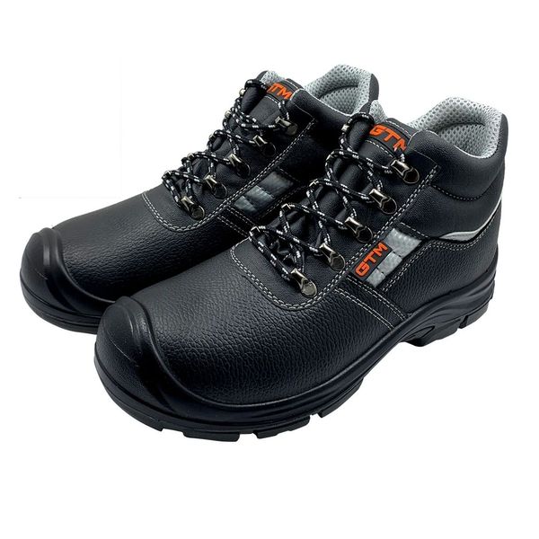 Шкіряні робочі черевики з металевим носком GTM SM-070 Євростандарт р.40 870340 фото