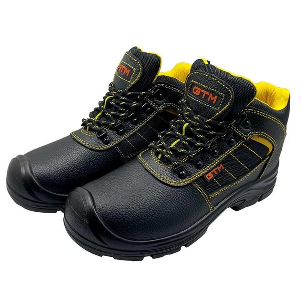 Шкіряні робочі черевики з металевим носком GTM SM-079 Power Євростандарт р. 40 869525 фото