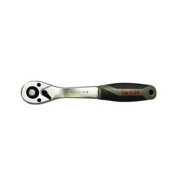 Тріскачка вигнута GTM R141501 1/4" 72 зуба 150 мм R141501 фото